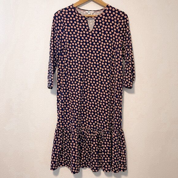Boden Selena Ditsy Floral Jersey Midi Dress Size 6L - Picture 1 of 7